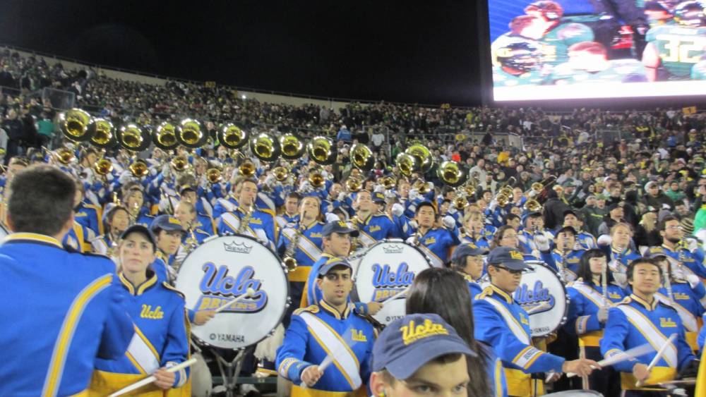 In the stands at Oregon, Pac-12 Championship, December 2, 2011