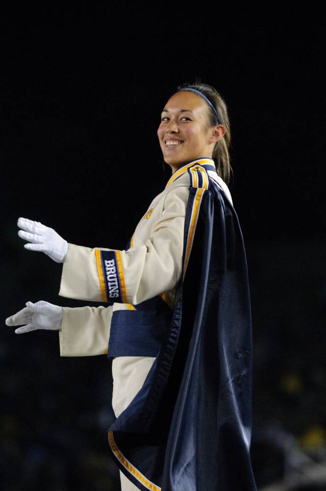 Drum Major Kim Bowen