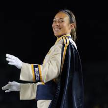 Drum Major Kim Bowen
