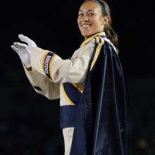 Drum Major Kim Bowen