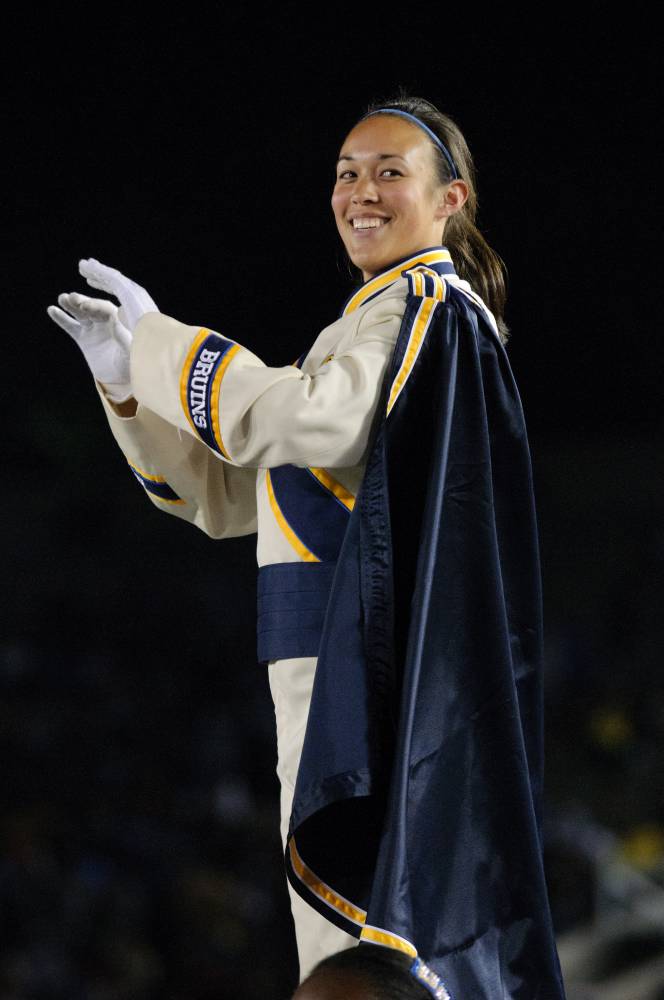 Drum Major Kim Bowen