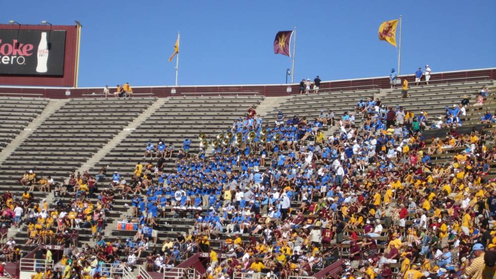 In the stands, Arizona State, October 27, 2012