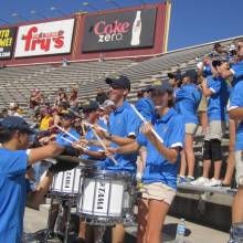 In the stands at Arizona State, October 27, 2012