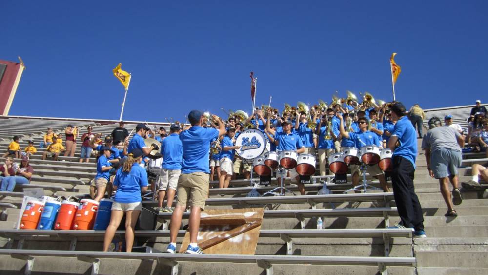 Band in stands, Arizona State, October 27, 2012