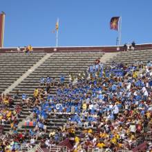 In the stands, Arizona State, October 27, 2012