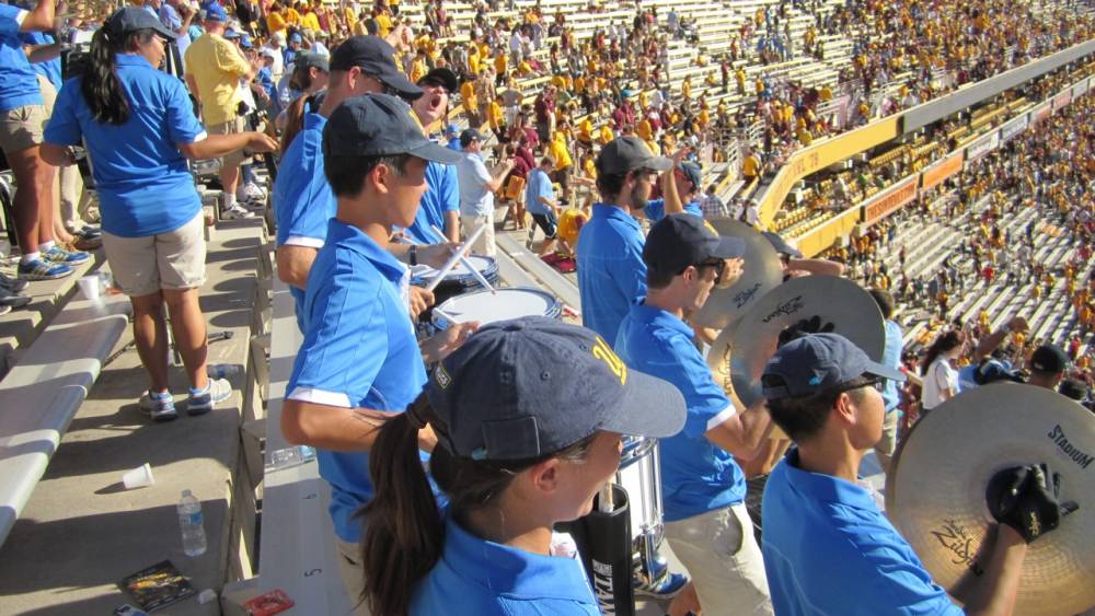 Drums in stands, Arizona State, October 27, 2012