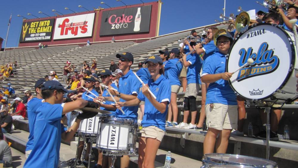 In the stands at Arizona State, October 27, 2012