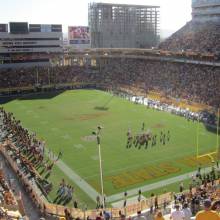 View from stands, Arizona State, October 27, 2012