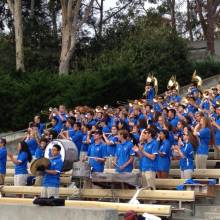 Band at Drake Stadium, Dribble for the Cure, October 21, 2012