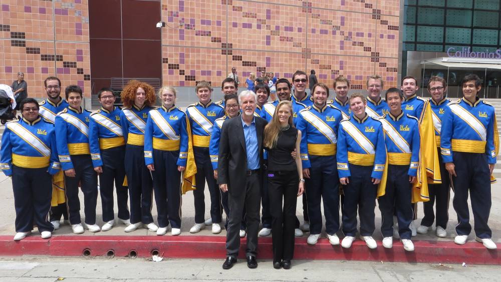 UCLA Band with James Cameron June 1, 2013