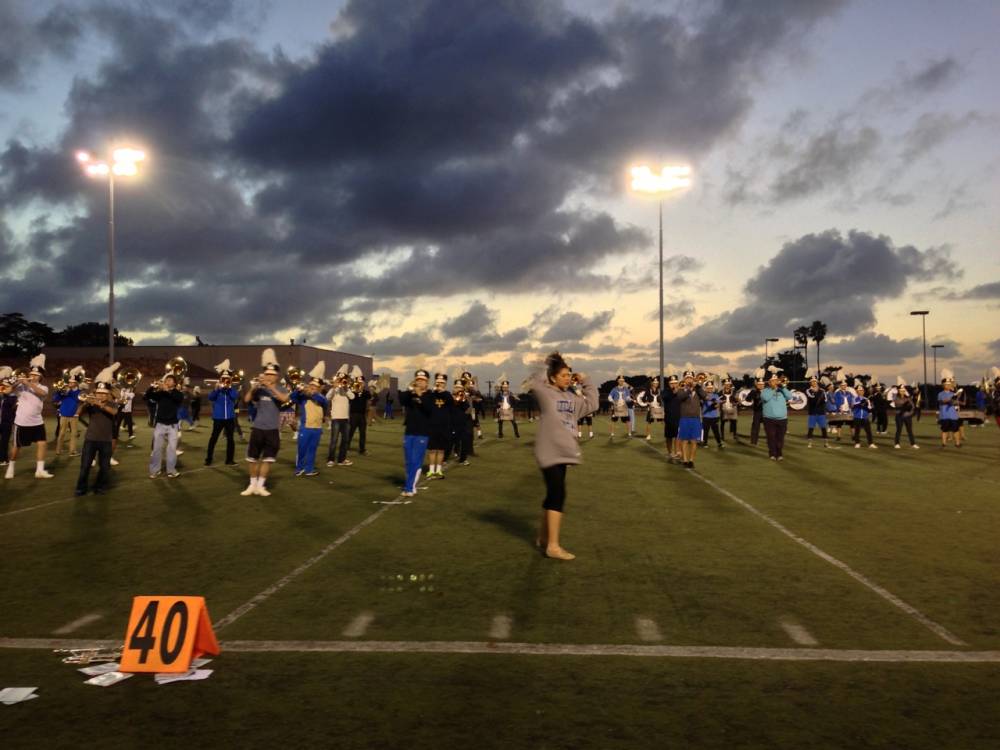 Rehearsal, Holiday Bowl, December 27, 2012