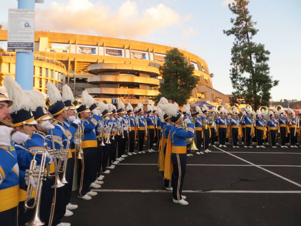 Outside Qualcomm Stadium, Holiday Bowl, December 27, 2012