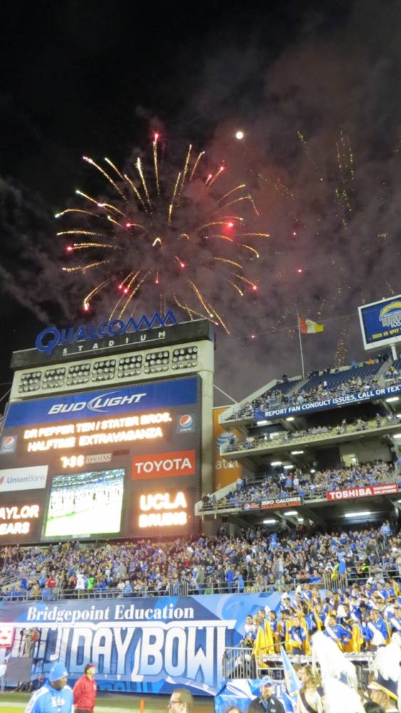 Fireworks, Holiday Bowl, December 27, 2012