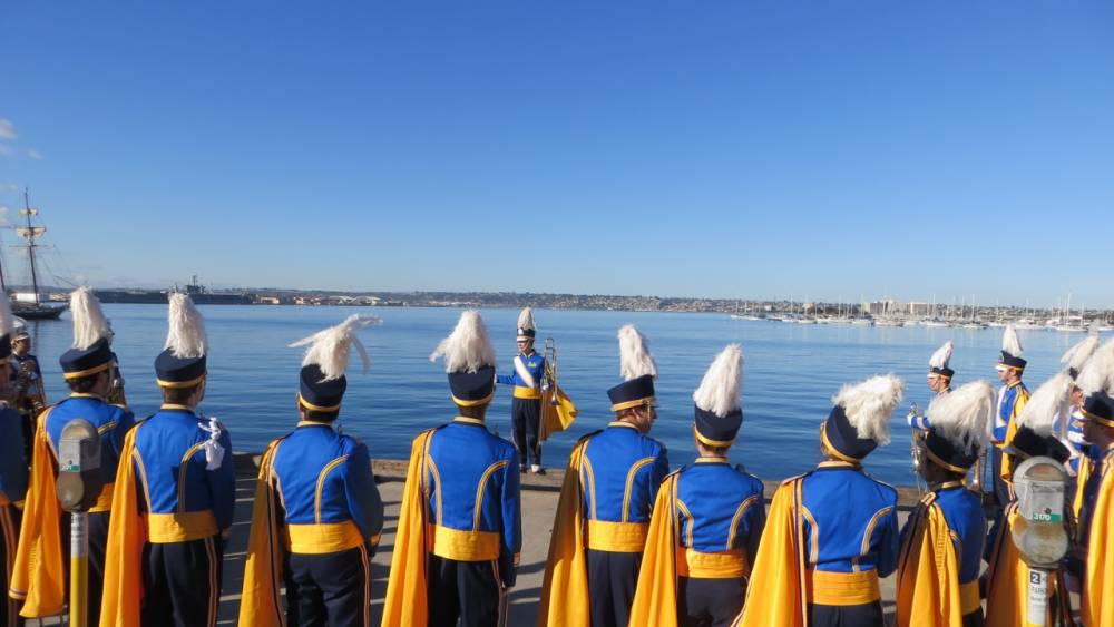 Trombone sectional, Holiday Bowl, December 27, 2012