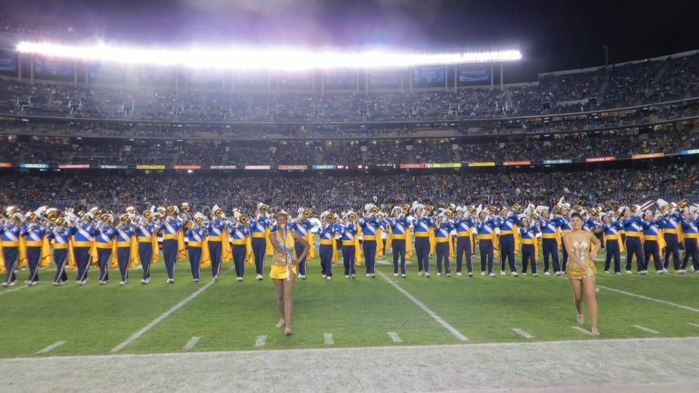 Trombones and Feature Twirlers, Holiday Bowl, December 27, 2012