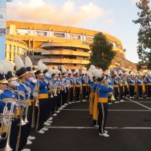 Outside Qualcomm Stadium, Holiday Bowl, December 27, 2012