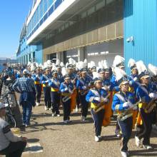 Woodwinds marching from Parade