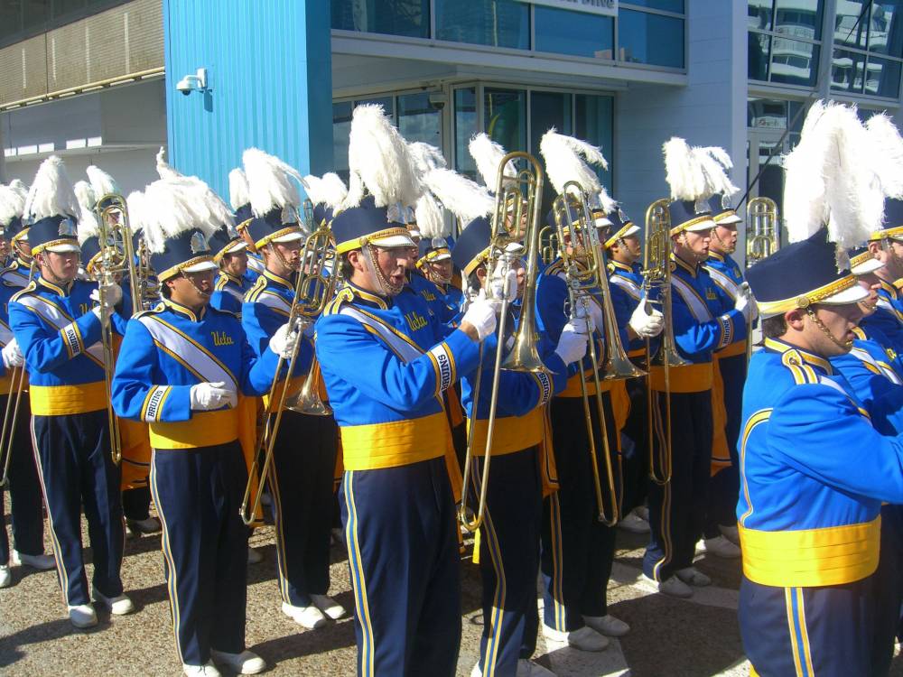 Trombones marching from Rally