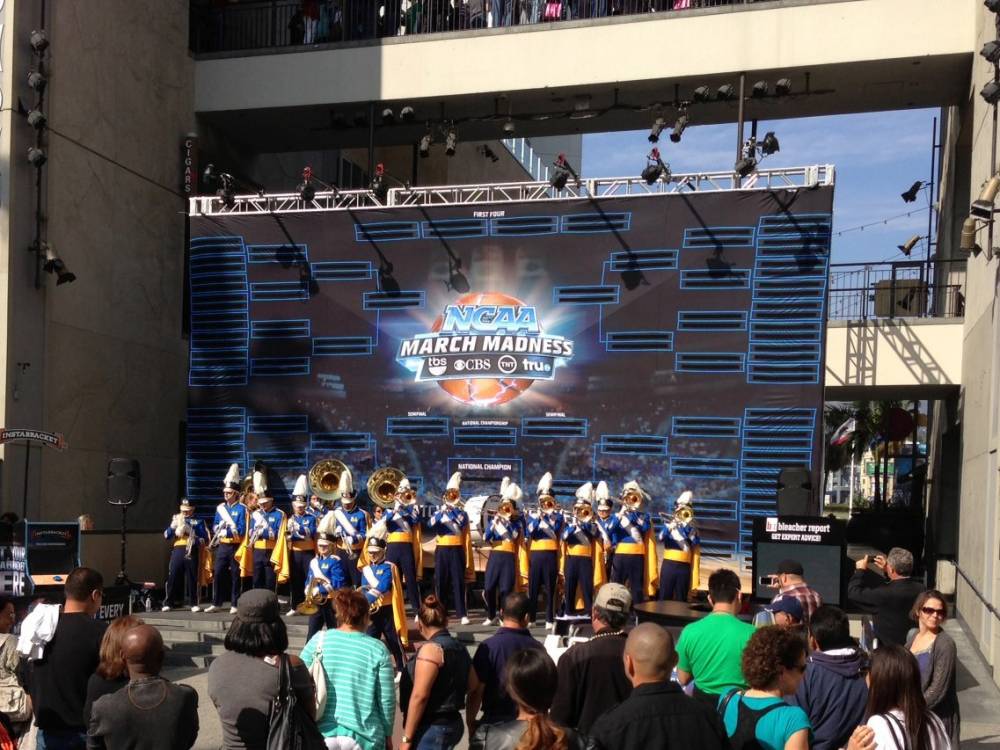 Performing at the Hollywood and Highland Center for the Turner Sports Network NCAA March Madness Celebration on March 17th