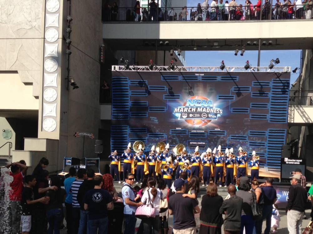 Performing at the Hollywood and Highland Center for the Turner Sports Network NCAA March Madness Celebration on March 17th