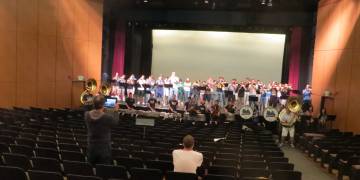 Rolling Stones rehearsal at Schoenberg Auditorium