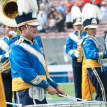 Tenor drums, Oregon State game, September 22, 2012