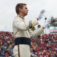 Drum Major Stephen Hufford, USC game, November 17, 2012