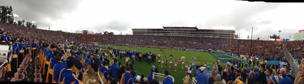 Rose Bowl Panorama, USC game, November 17, 2012