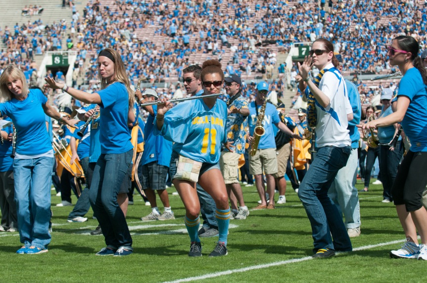 Flutes, Band Alumni Reunion, Utah game, October 13, 2012