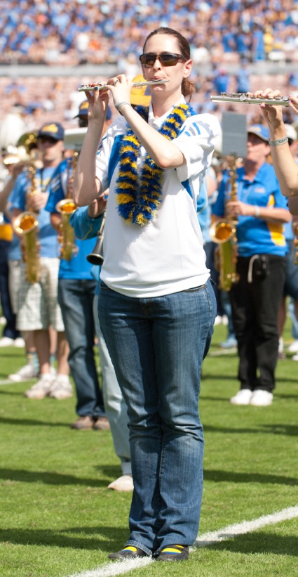 Flutes, Band Alumni Reunion, Utah game, October 13, 2012