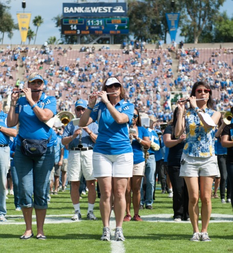 Flutes, Band Alumni Reunion, Utah game, October 13, 2012