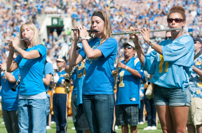 Flutes, Band Alumni Reunion, Utah game, October 13, 2012