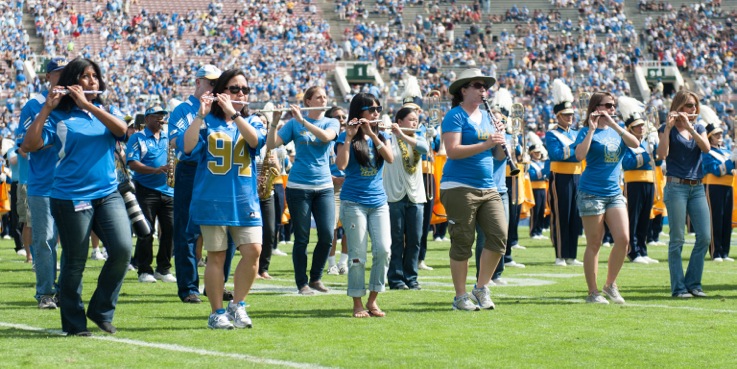 Flutes, Band Alumni Reunion, Utah game, October 13, 2012