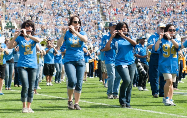 Flutes, Band Alumni Reunion, Utah game, October 13, 2012