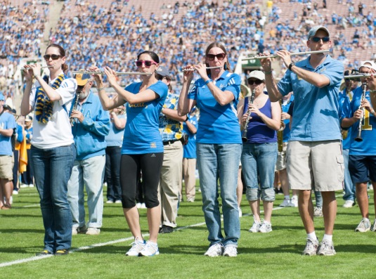 Flutes, Band Alumni Reunion, Utah game, October 13, 2012