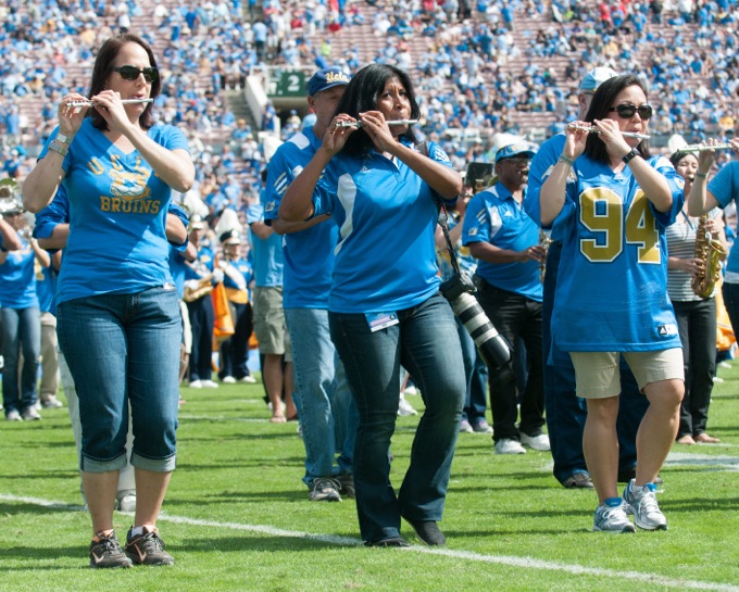 Flutes, Band Alumni Reunion, Utah game, October 13, 2012