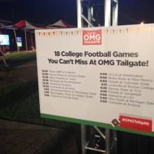 BuzzFeed OMG College Football Tailagate Party