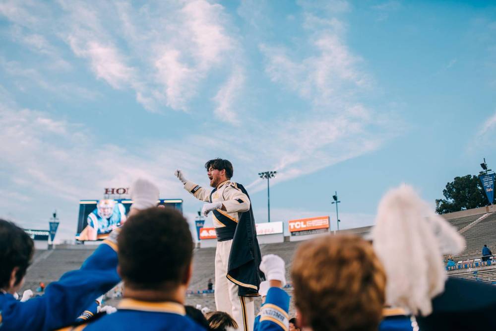 Drum Major Jacob Hambalek