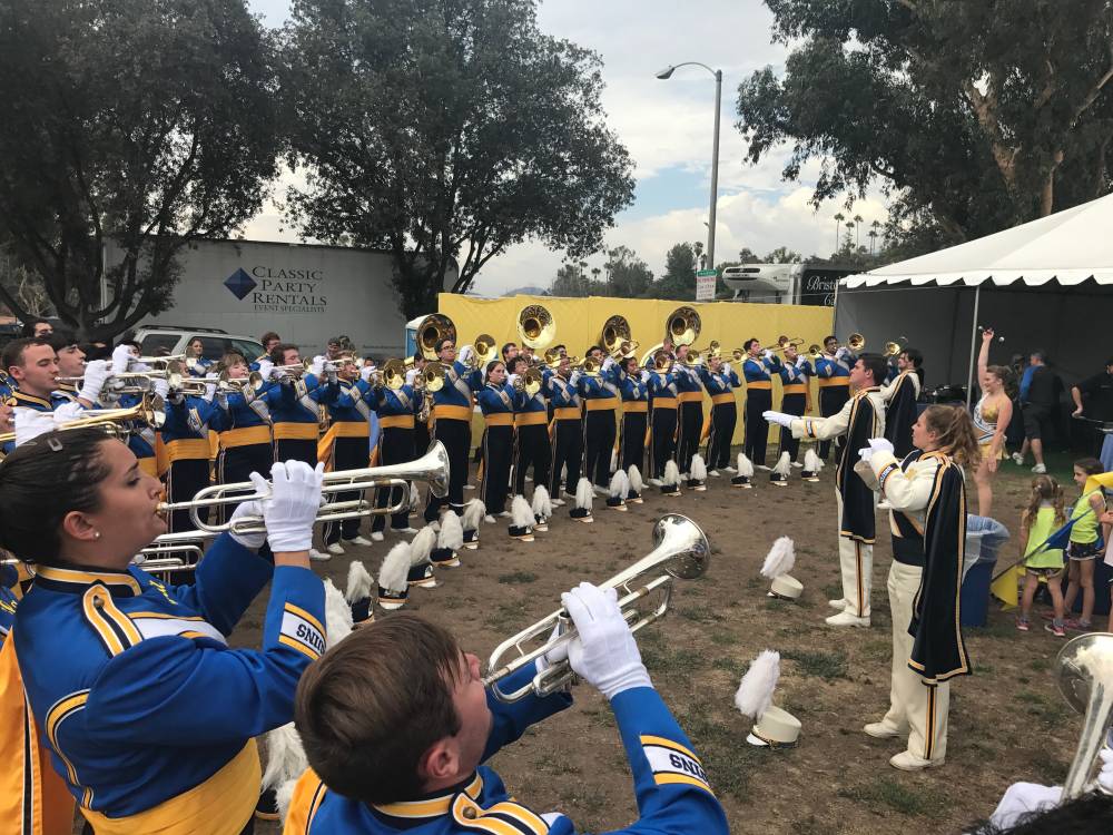 Chancellor's Tent before the game