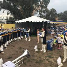 Chancellor's Tent before the game