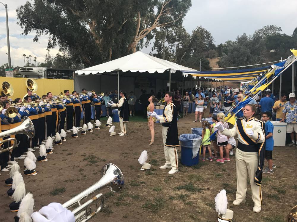 Chancellor's Tent before the game