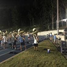 Rehearsal in Drake Stadium