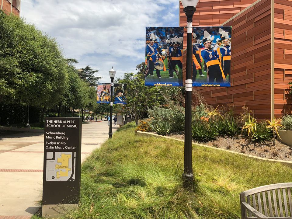 Drumline and Trombonist Ben Thompson Banners