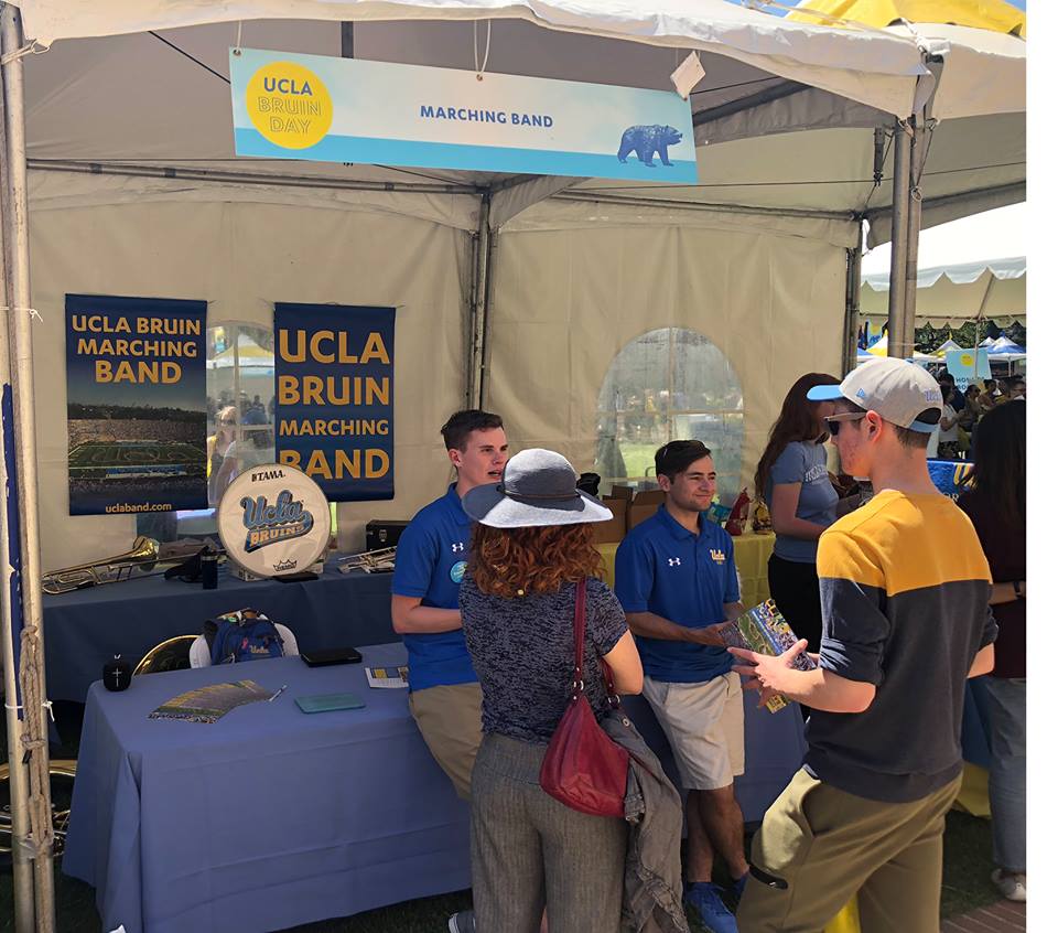 Recruiting Booth in Royce Plaza