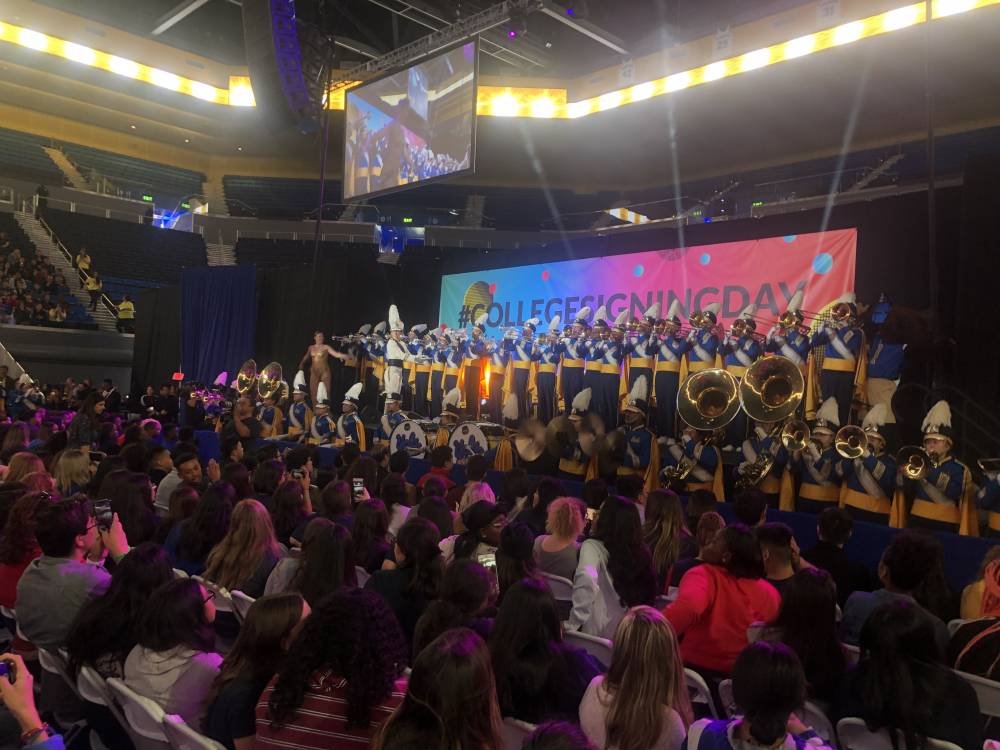 College Signing Day in Pauley Pavilion