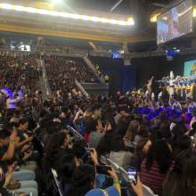 College Signing Day in Pauley Pavilion