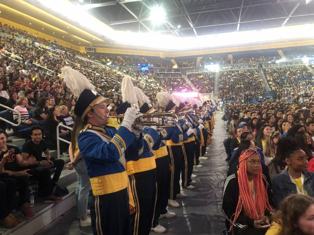 College Signing Day in Pauley Pavilion