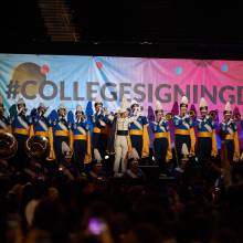 College Signing Day in Pauley Pavilion