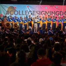 College Signing Day in Pauley Pavilion