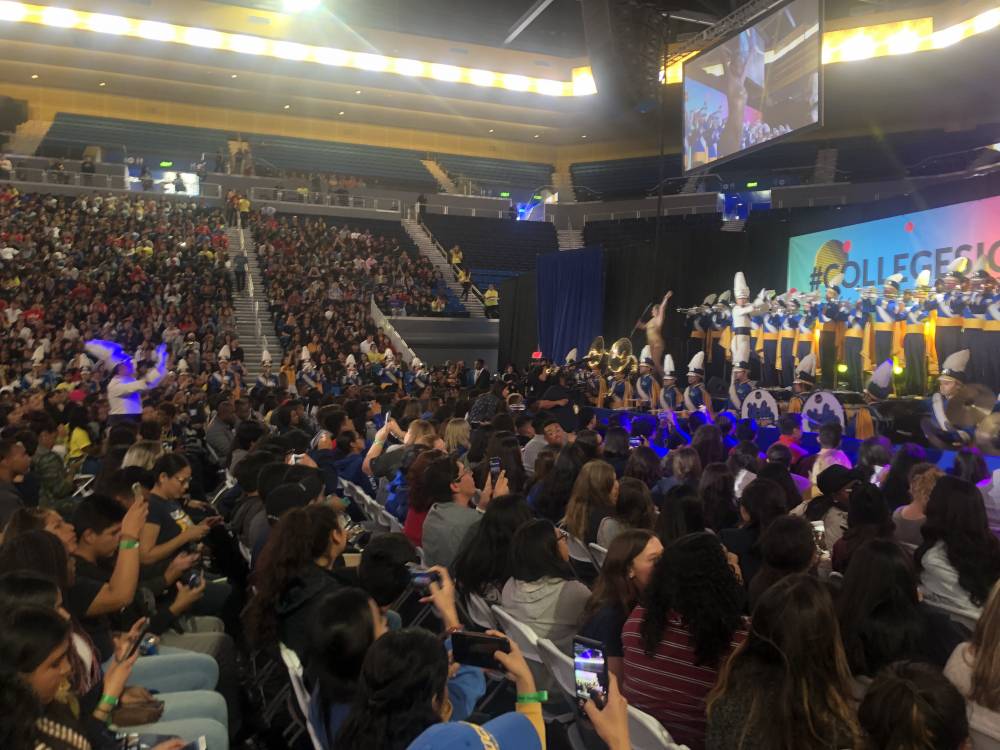 College Signing Day in Pauley Pavilion